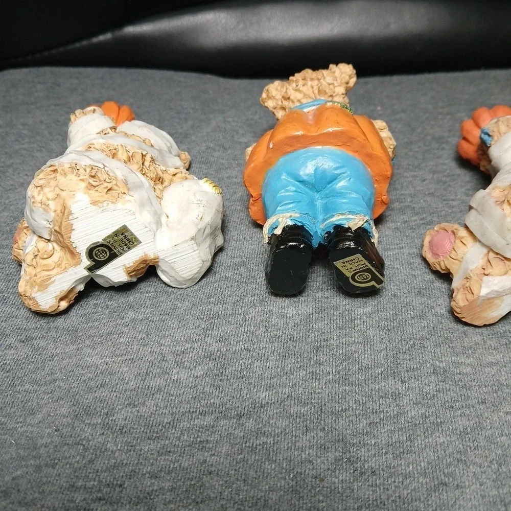 Lot Of‎ Four Brinn's Halloween Teddy Bears Figurines Resin